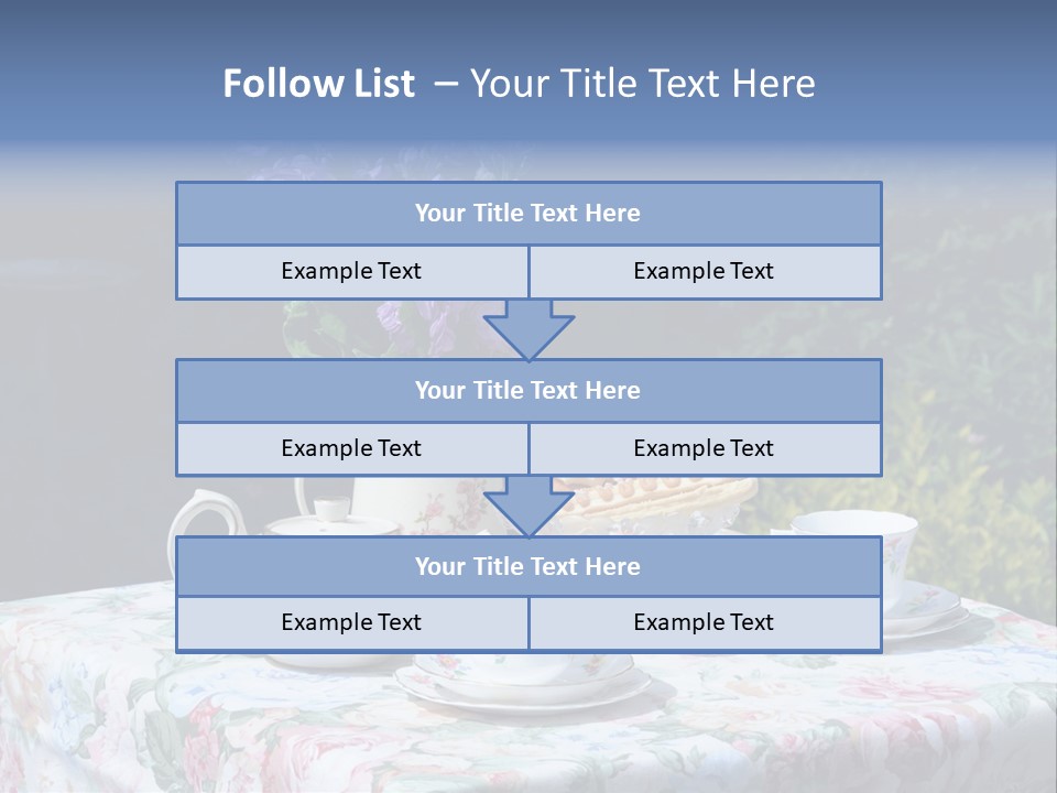 Summer Alfresco Relaxing PowerPoint Template