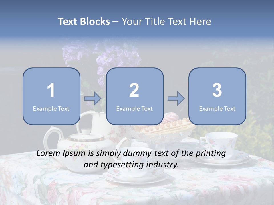 Summer Alfresco Relaxing PowerPoint Template
