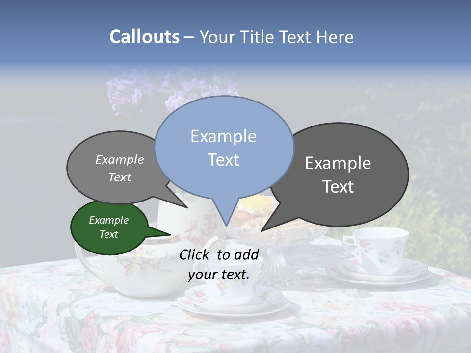 Summer Alfresco Relaxing PowerPoint Template