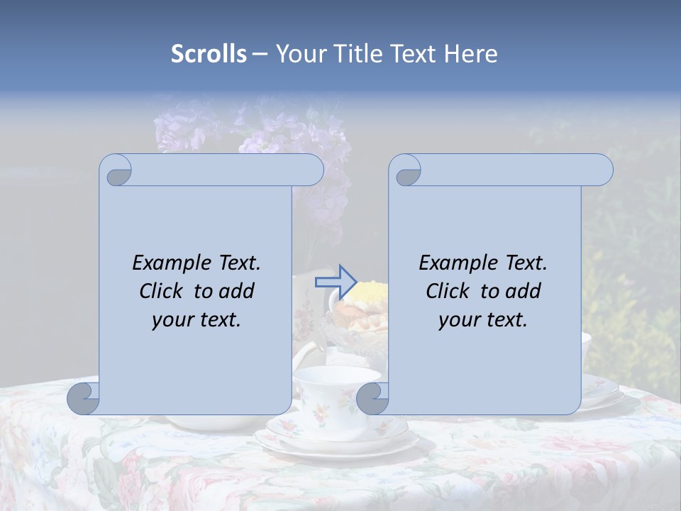 Summer Alfresco Relaxing PowerPoint Template