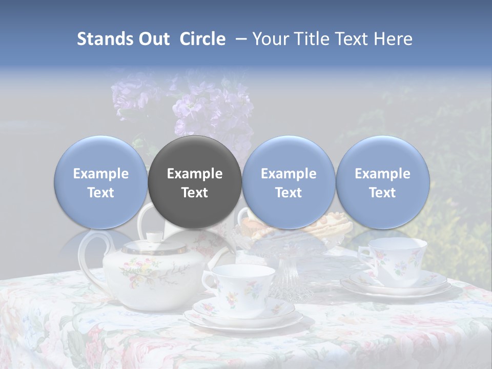 Summer Alfresco Relaxing PowerPoint Template