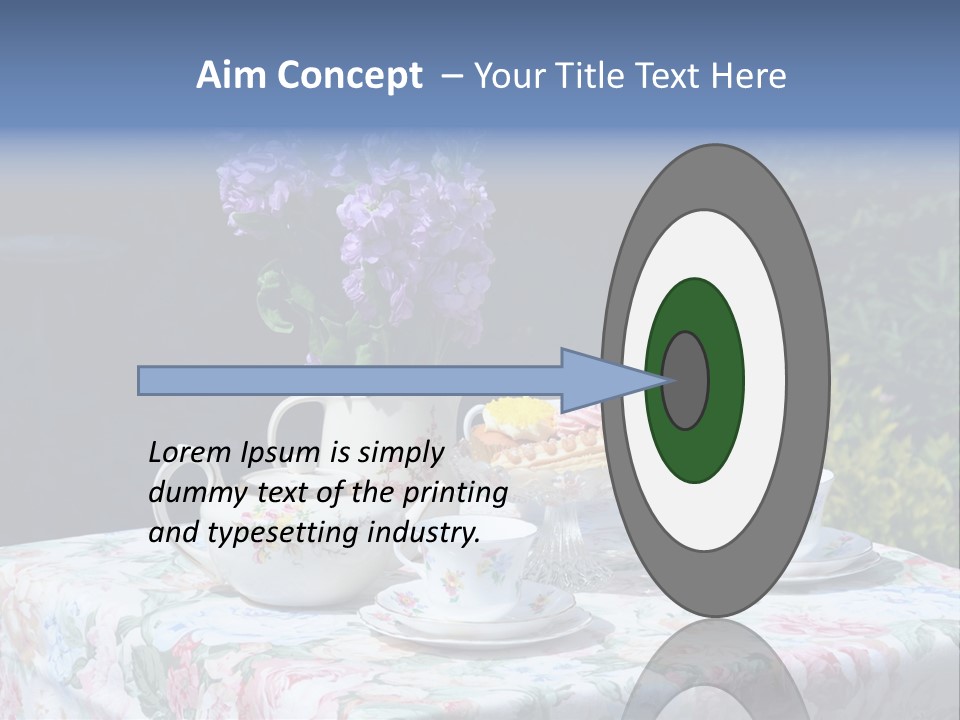 Summer Alfresco Relaxing PowerPoint Template