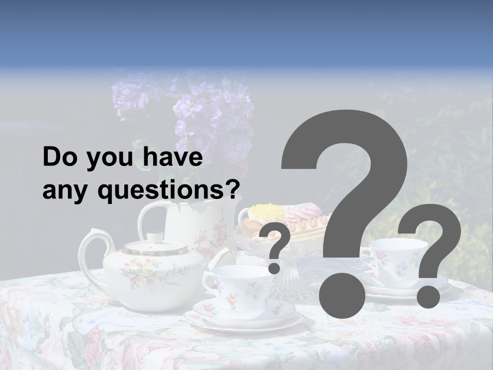 Summer Alfresco Relaxing PowerPoint Template