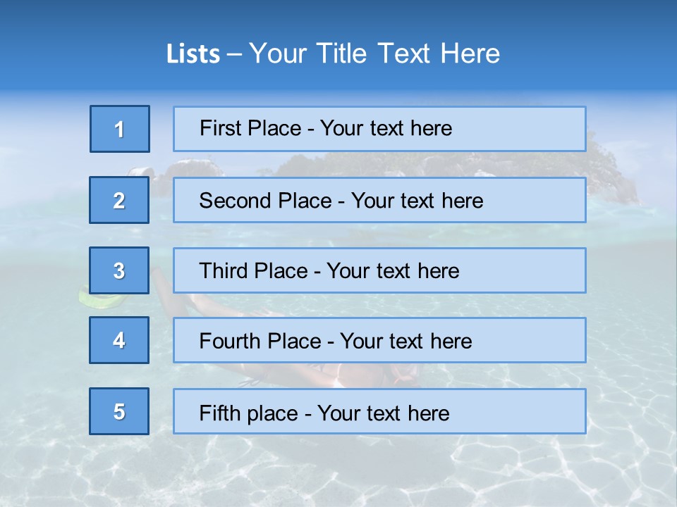 Beauty Vacation Move PowerPoint Template