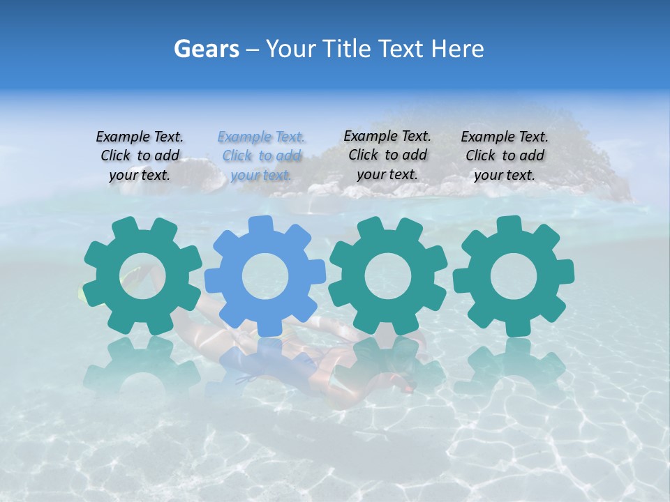 Beauty Vacation Move PowerPoint Template