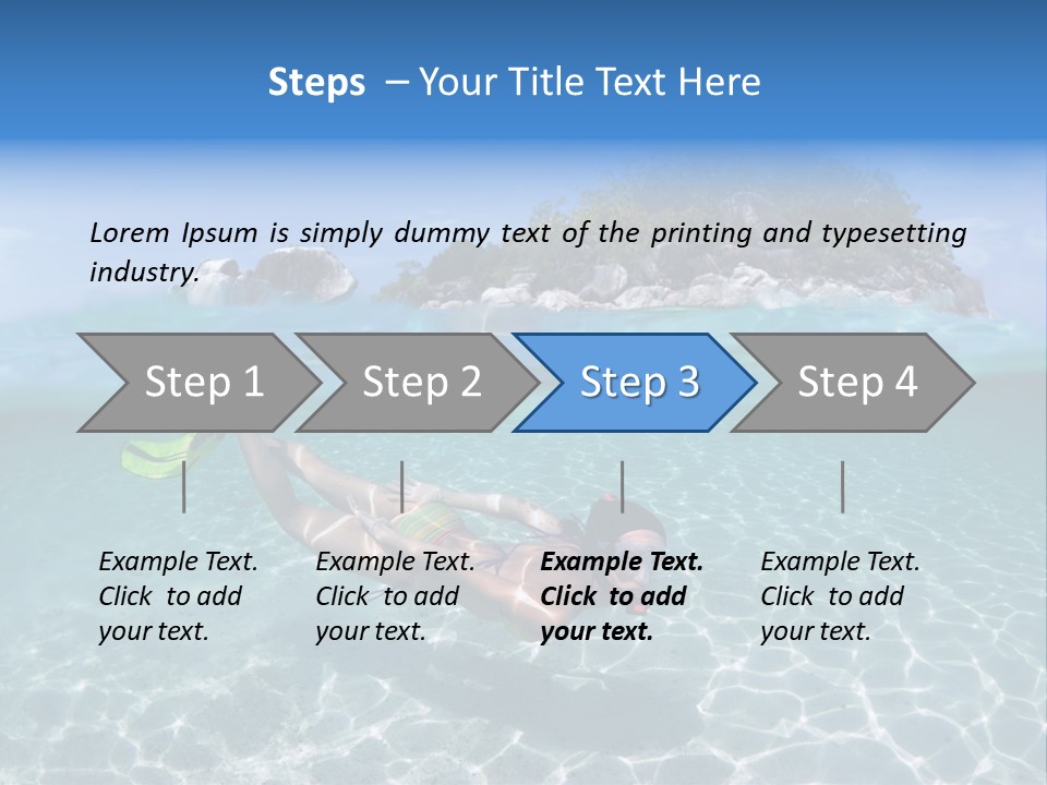 Beauty Vacation Move PowerPoint Template