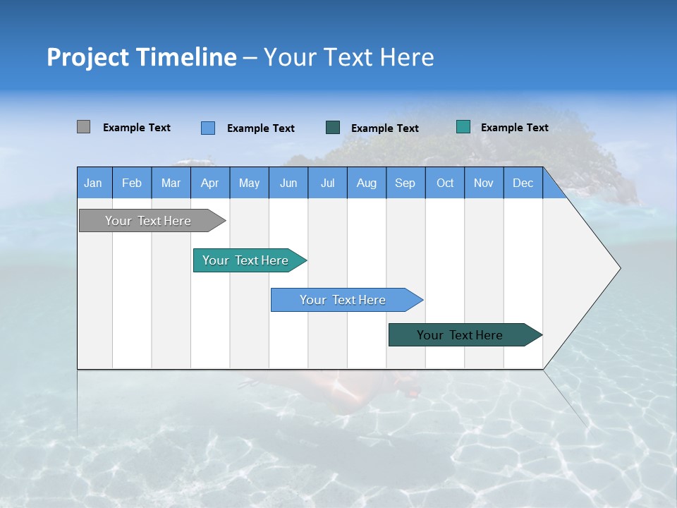 Beauty Vacation Move PowerPoint Template