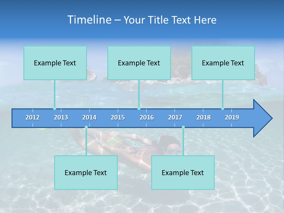 Beauty Vacation Move PowerPoint Template