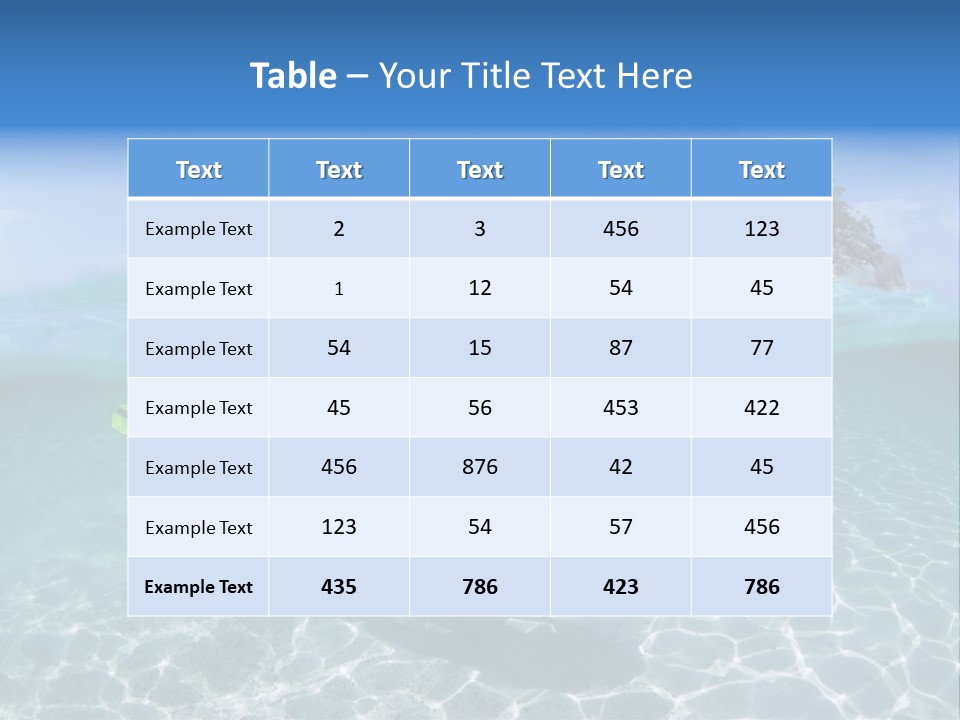 Beauty Vacation Move PowerPoint Template
