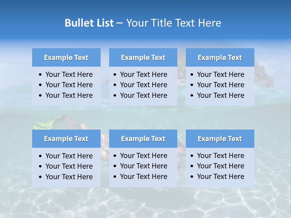 Beauty Vacation Move PowerPoint Template