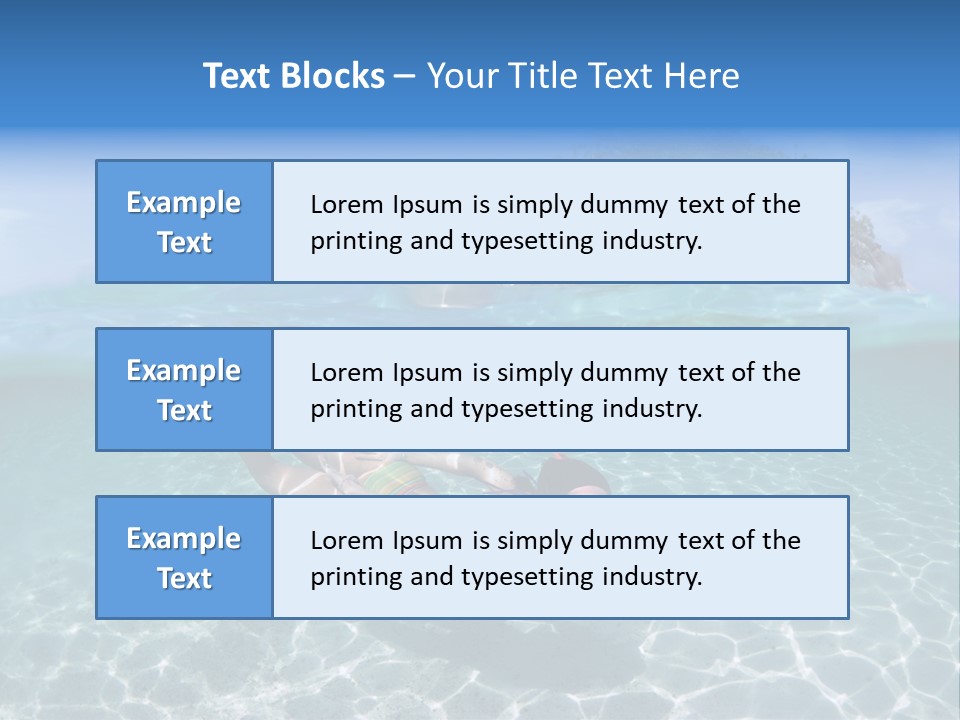 Beauty Vacation Move PowerPoint Template