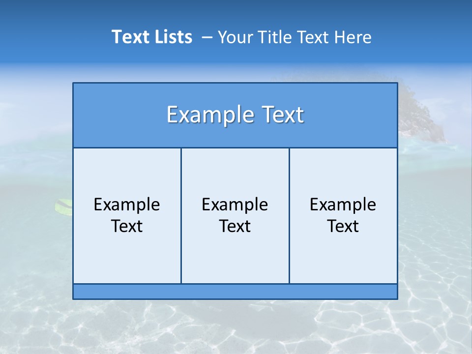 Beauty Vacation Move PowerPoint Template
