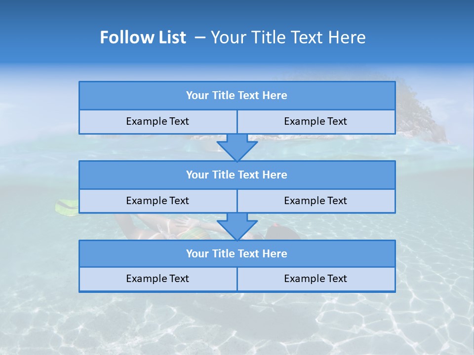 Beauty Vacation Move PowerPoint Template