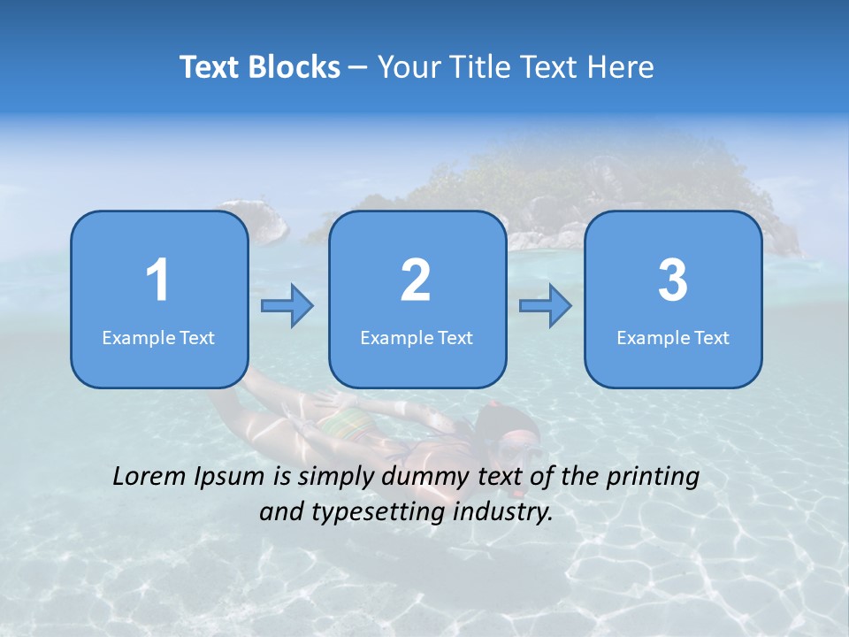Beauty Vacation Move PowerPoint Template