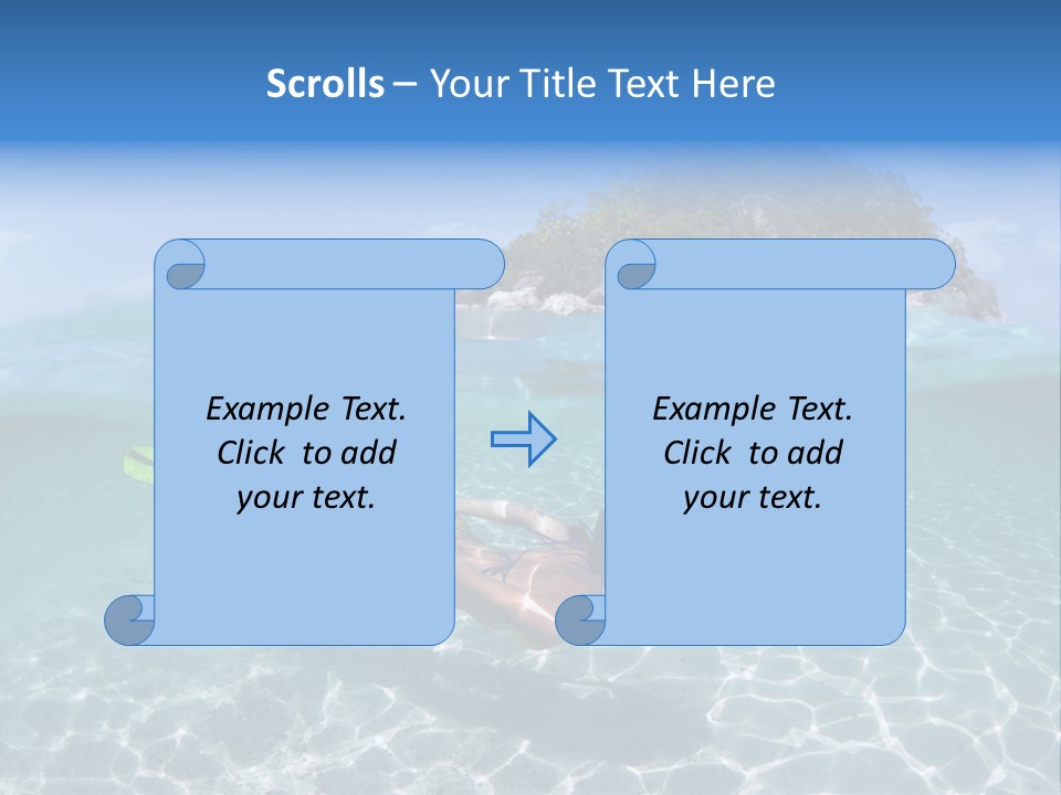 Beauty Vacation Move PowerPoint Template