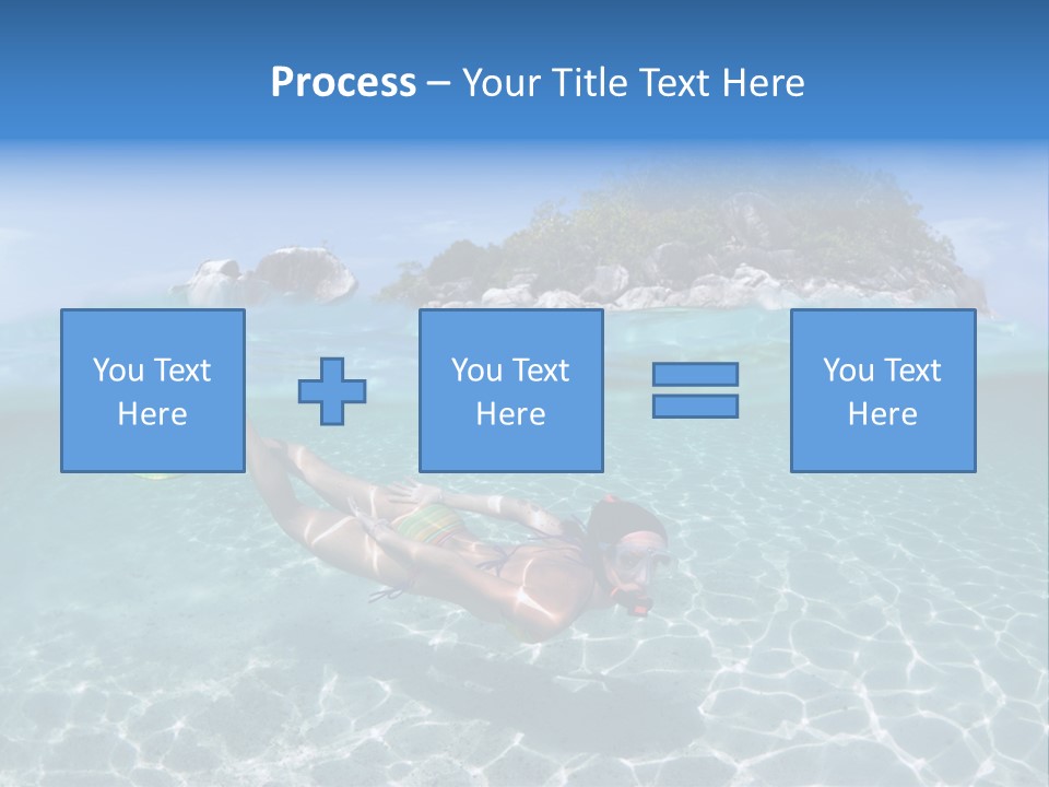 Beauty Vacation Move PowerPoint Template