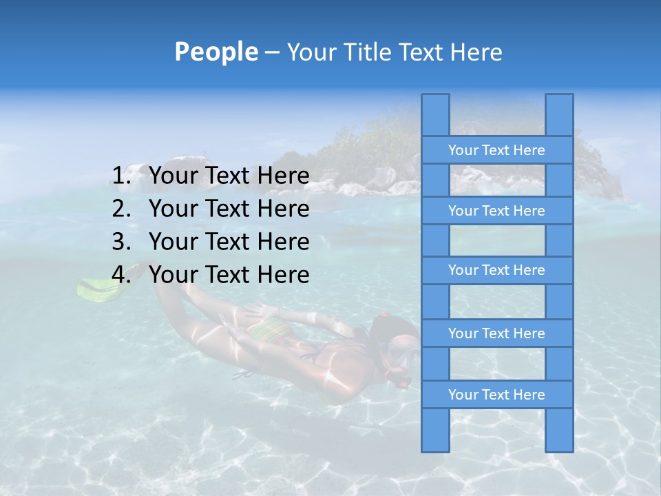 Beauty Vacation Move PowerPoint Template