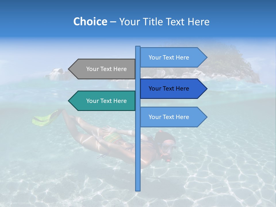 Beauty Vacation Move PowerPoint Template