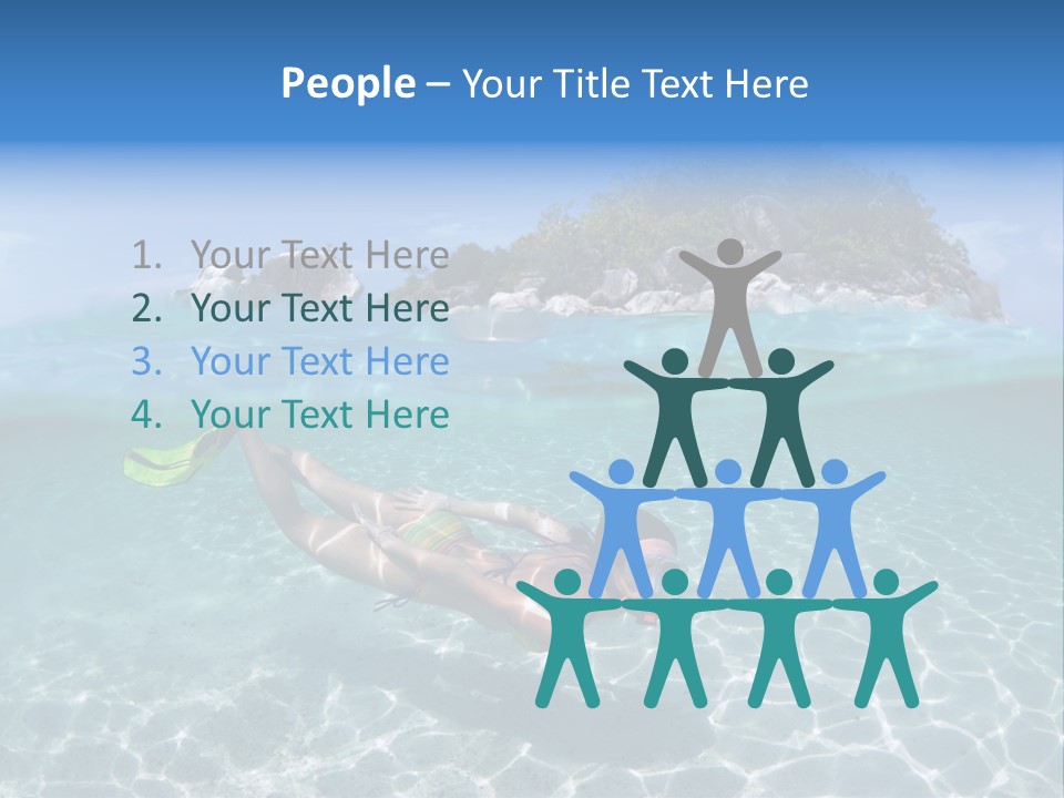 Beauty Vacation Move PowerPoint Template