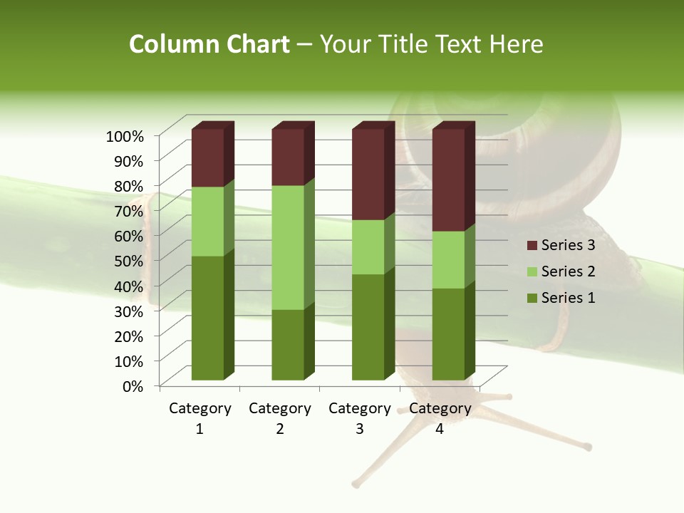 Snail Slowness Shell PowerPoint Template