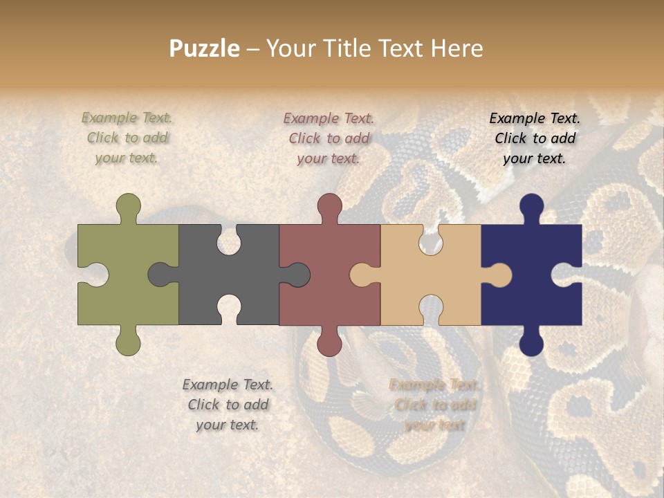 Black Nature Beige PowerPoint Template