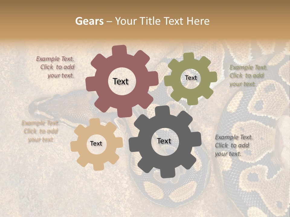 Black Nature Beige PowerPoint Template