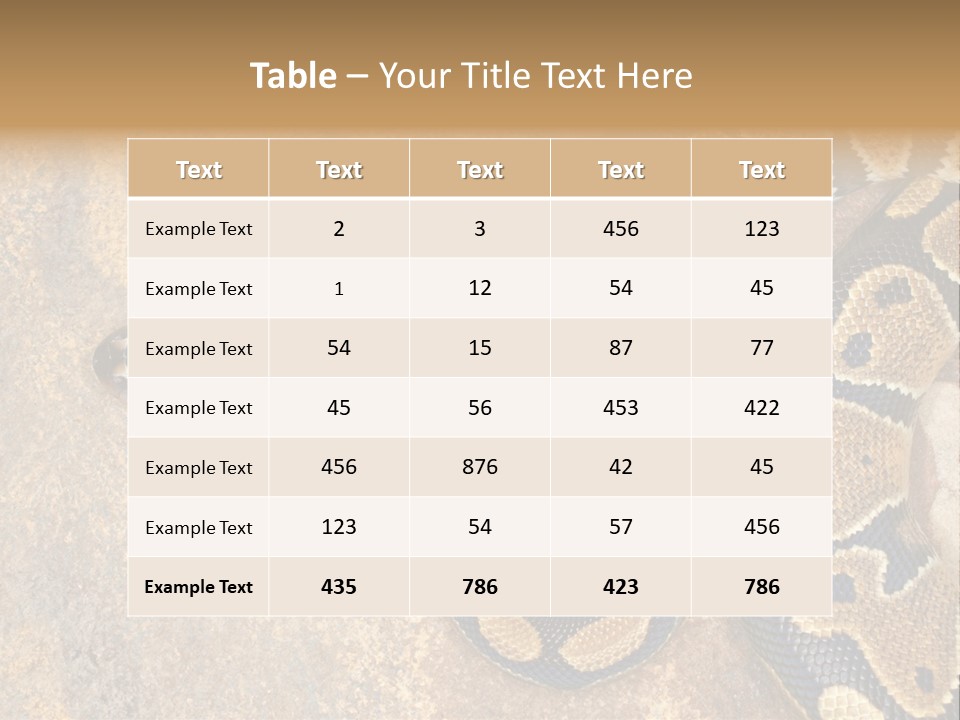 Black Nature Beige PowerPoint Template