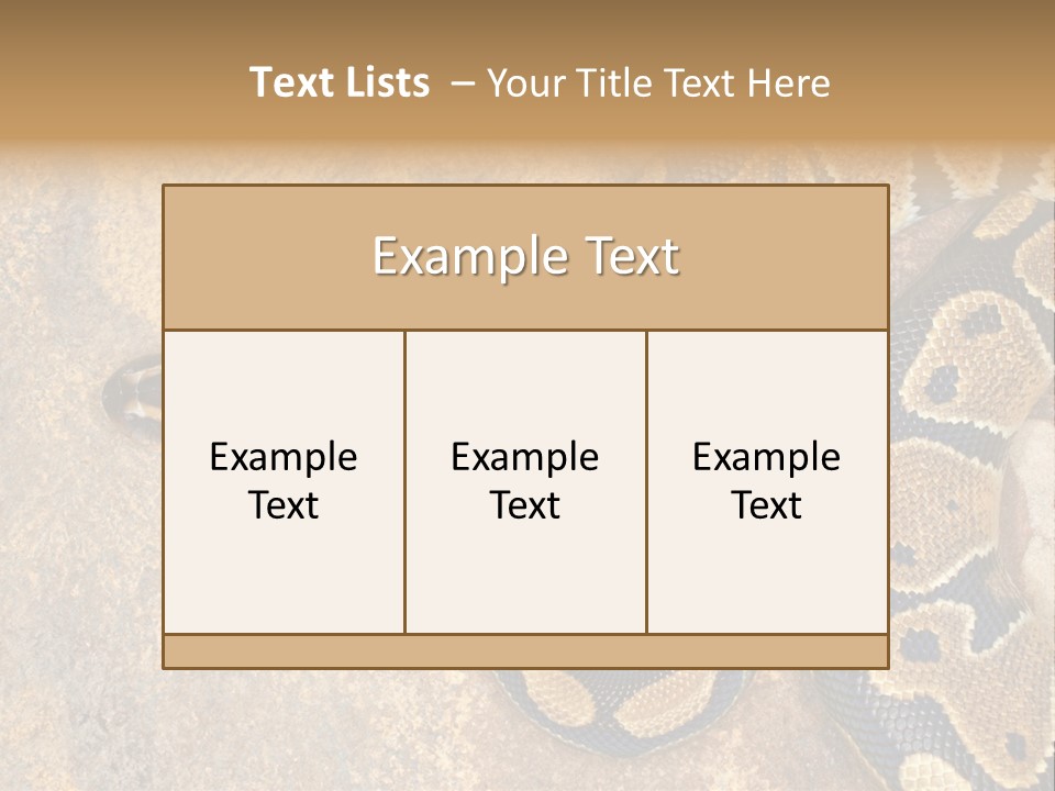 Black Nature Beige PowerPoint Template