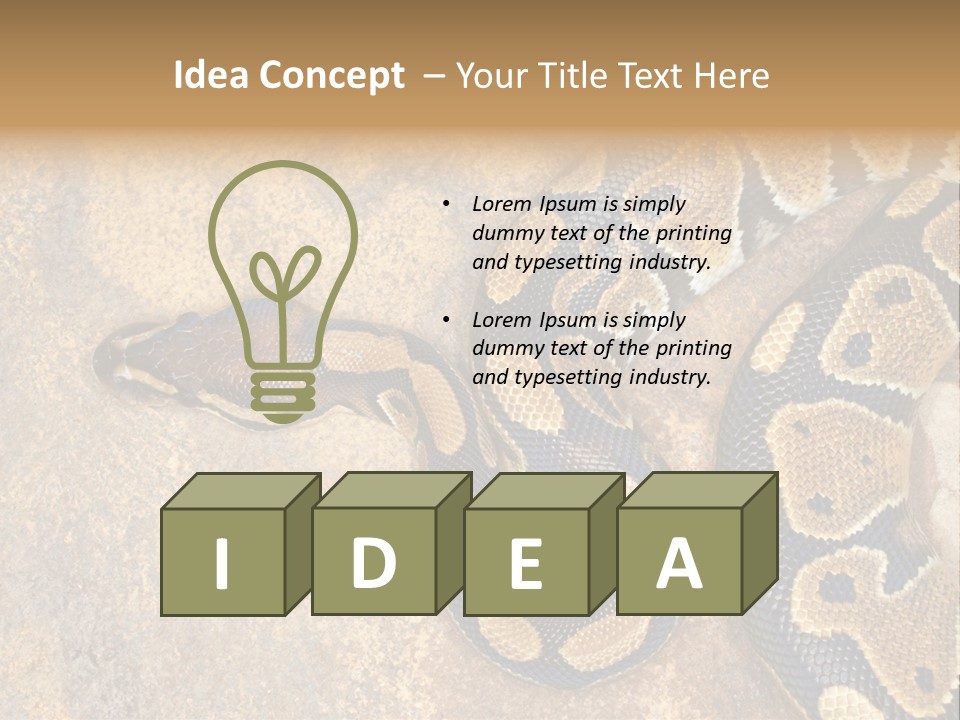 Black Nature Beige PowerPoint Template