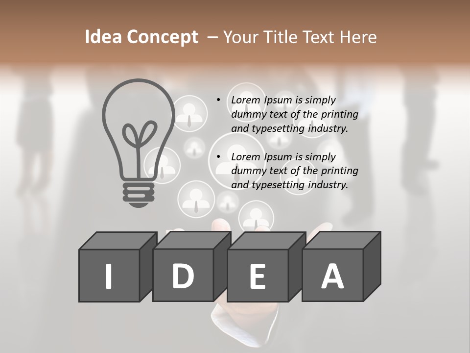 Young Lips Hungry PowerPoint Template