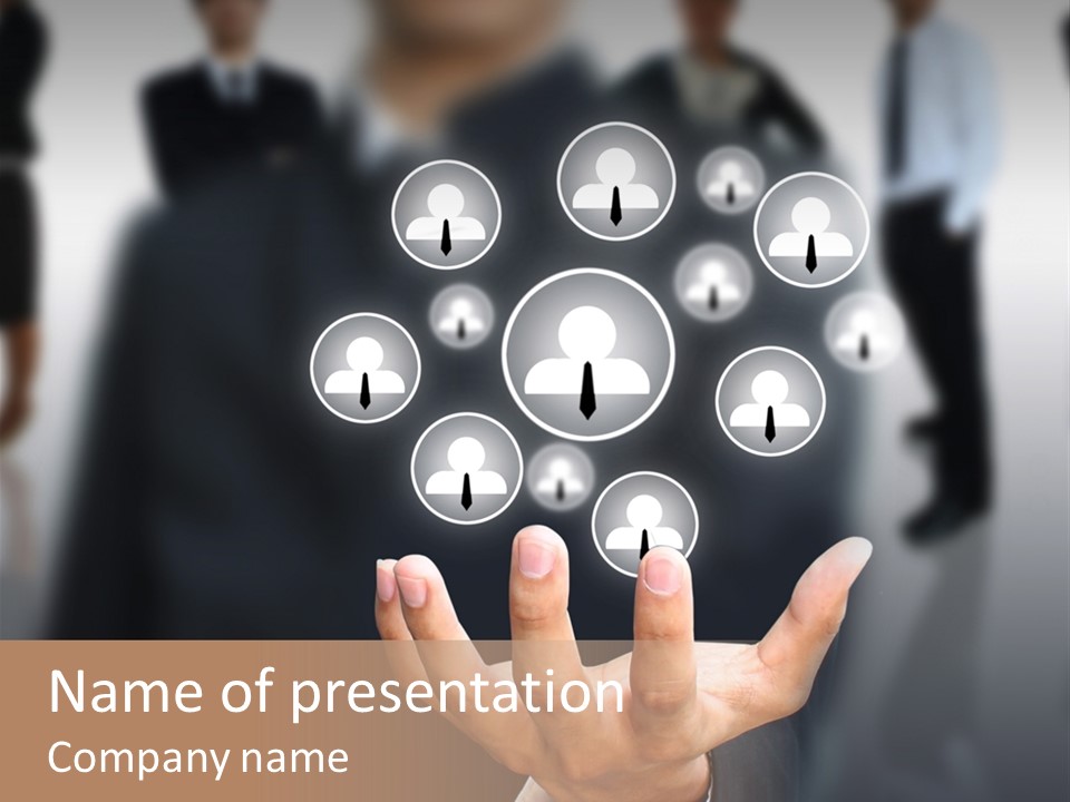 Fingerprint Community Human PowerPoint Template