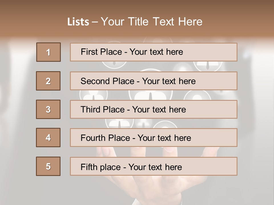 Fingerprint Community Human PowerPoint Template