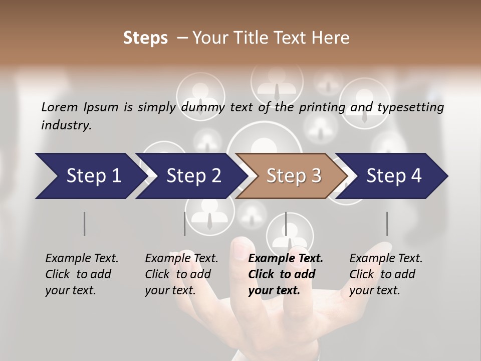 Fingerprint Community Human PowerPoint Template
