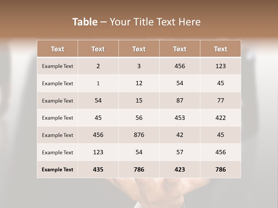 Fingerprint Community Human PowerPoint Template