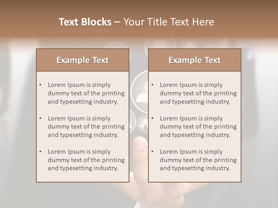 Fingerprint Community Human PowerPoint Template