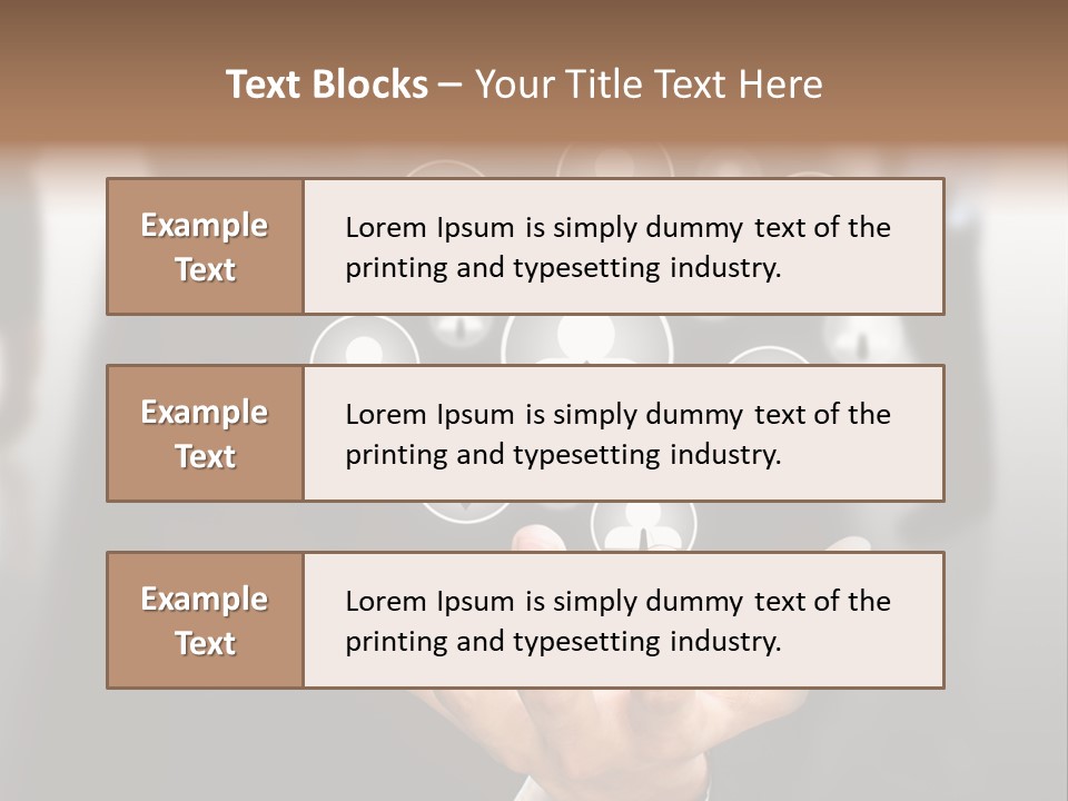 Fingerprint Community Human PowerPoint Template