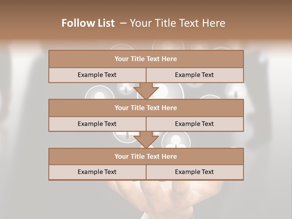 Fingerprint Community Human PowerPoint Template