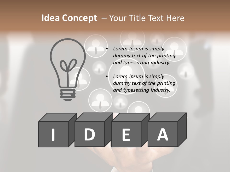 Fingerprint Community Human PowerPoint Template