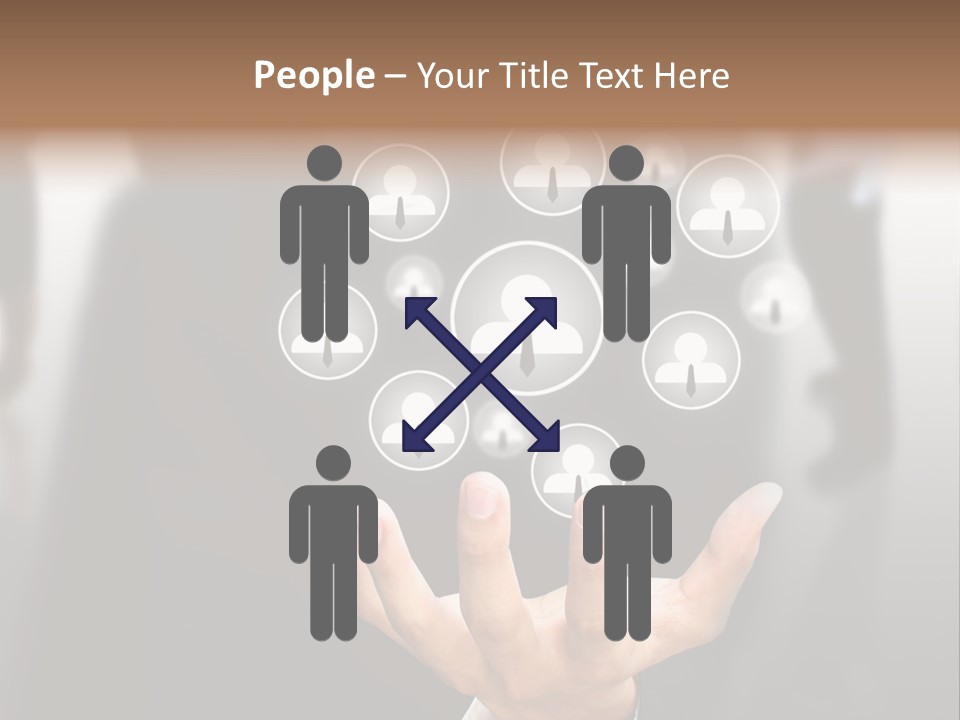 Fingerprint Community Human PowerPoint Template