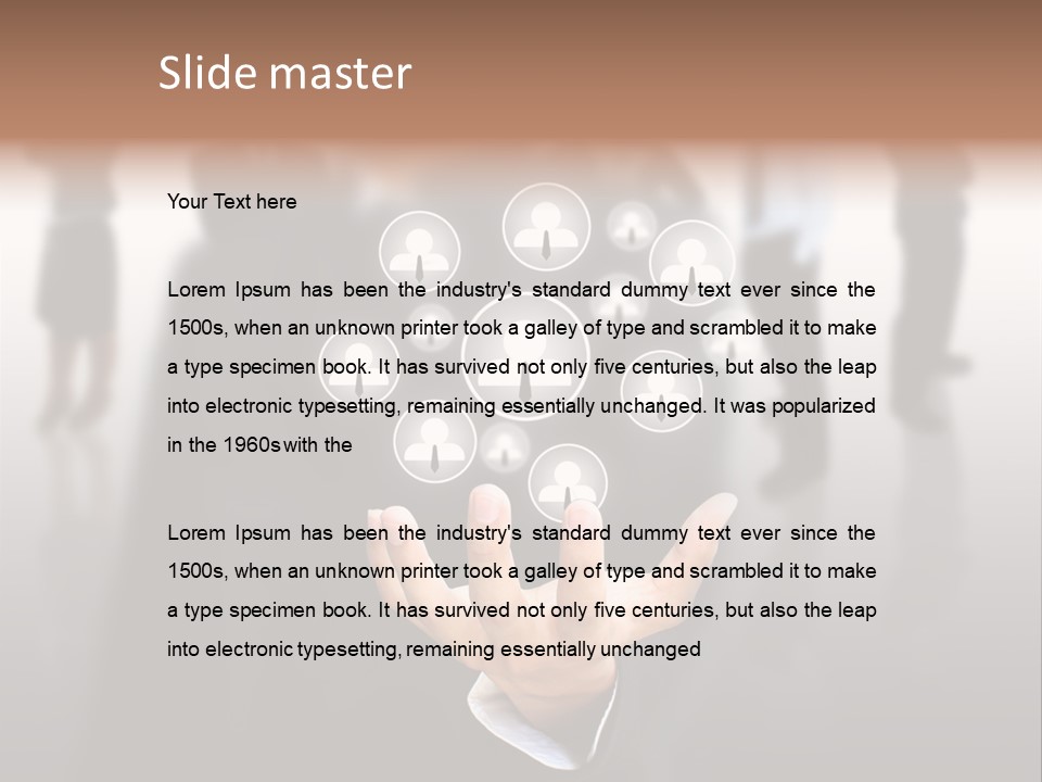 Suit Like Hold PowerPoint Template