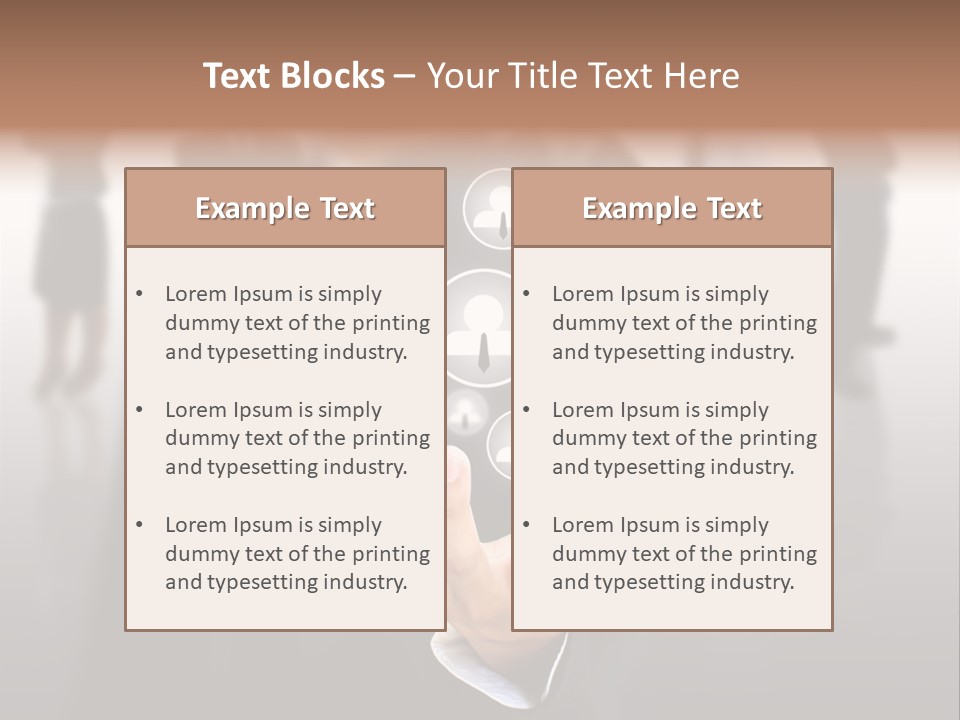 Suit Like Hold PowerPoint Template