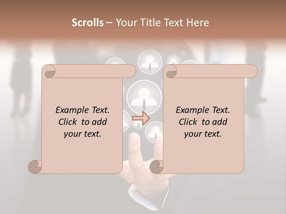 Suit Like Hold PowerPoint Template