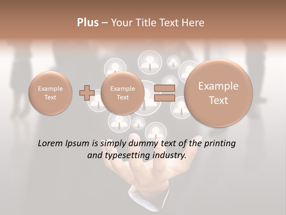 Suit Like Hold PowerPoint Template