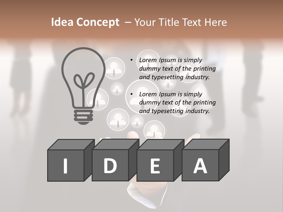 Suit Like Hold PowerPoint Template