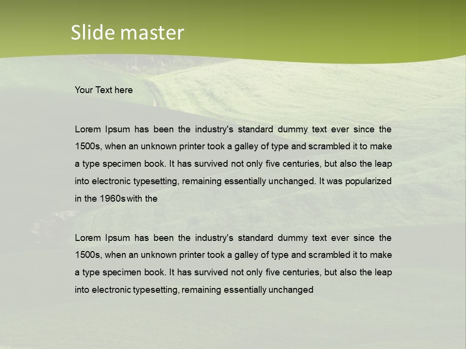Relax Cloud Plant PowerPoint Template