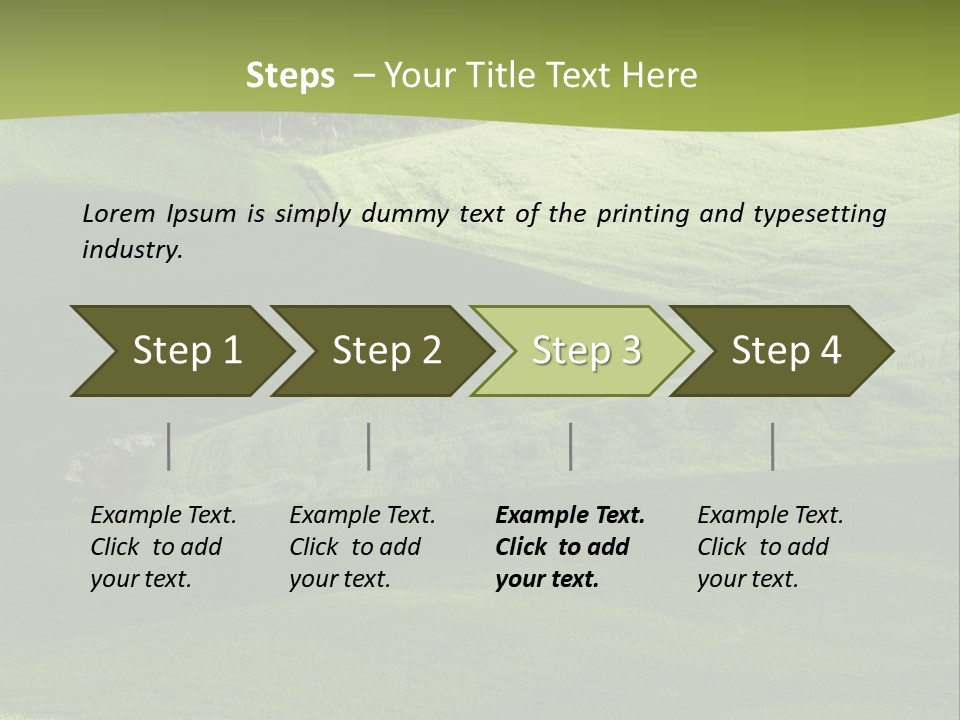 Relax Cloud Plant PowerPoint Template