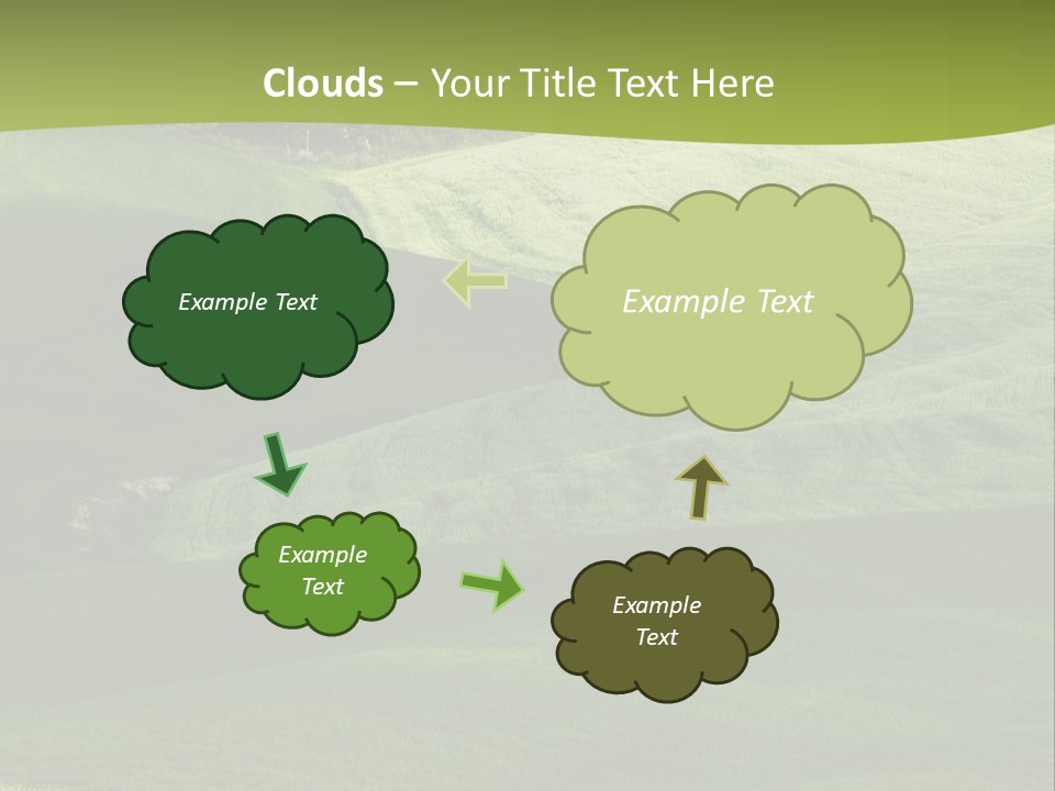 Relax Cloud Plant PowerPoint Template