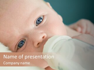 Young Lips Hungry PowerPoint Template