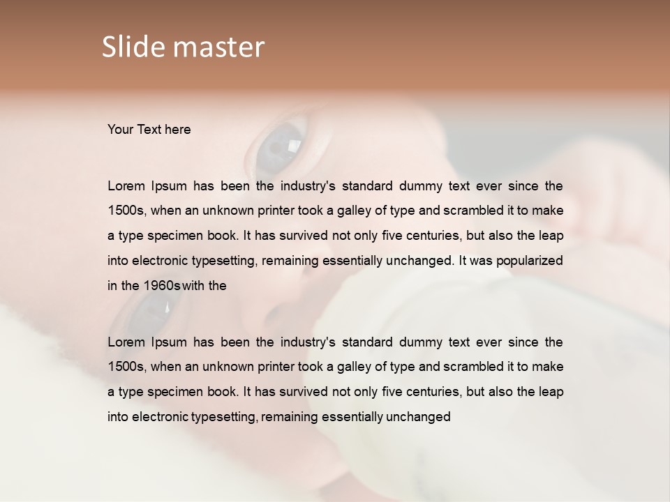 Young Lips Hungry PowerPoint Template