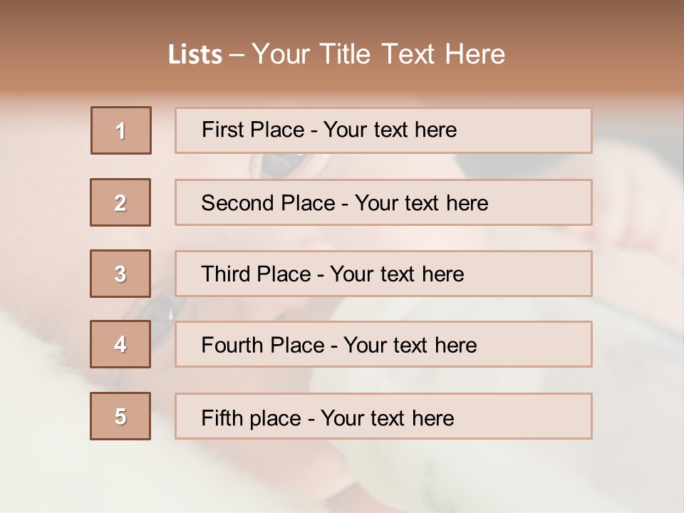 Young Lips Hungry PowerPoint Template
